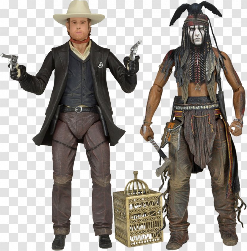The Lone Ranger And Tonto Fistfight In Heaven Action & Toy Figures National Entertainment Collectibles Association - Costume - Johnny Depp Transparent PNG
