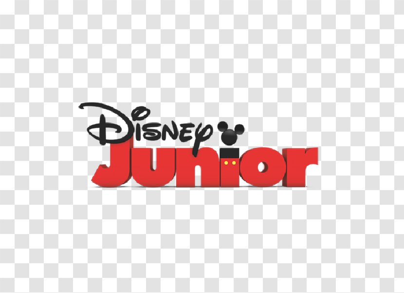Disney Junior Logo Television Channel - Red Transparent PNG