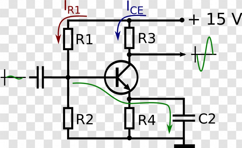 Audio Power Amplifier Bipolar Junction Transistor Electronic Circuit - Component - Blocked Transparent PNG