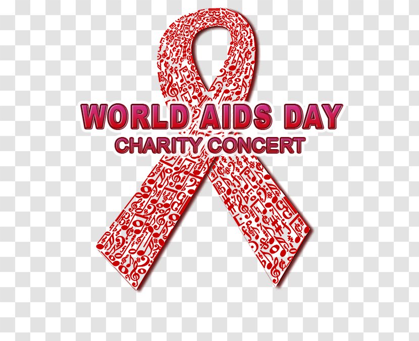 Brand Line Ribbon Font - Text - World Aids Day Transparent PNG