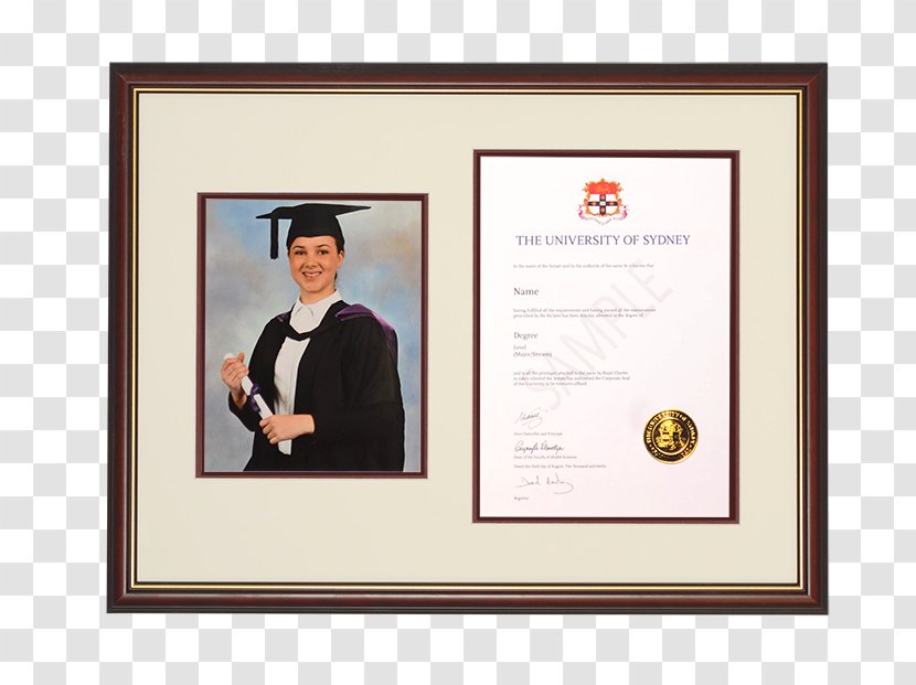 University Of Sydney Diploma Western Picture Frames Graduation Ceremony - Bachelor S Degree - GRADUATION BORDER Transparent PNG