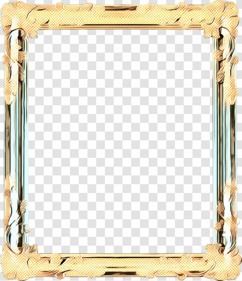 Wood Frame - Rectangle - Interior Design Mirror Transparent PNG