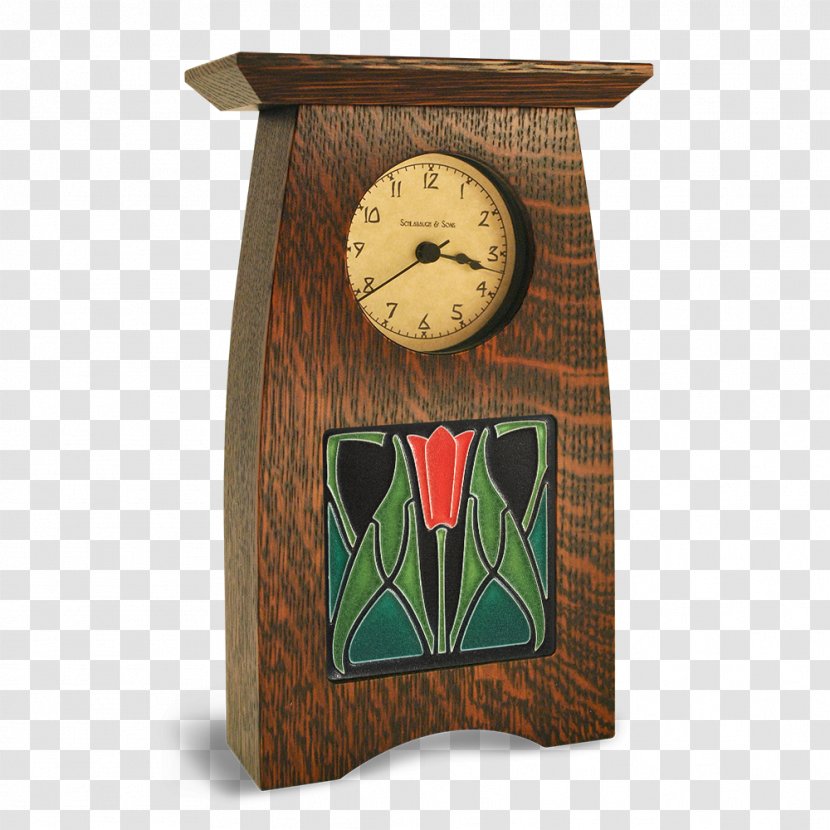 Arts And Crafts Movement Handicraft Clock - Home Accessories Transparent PNG