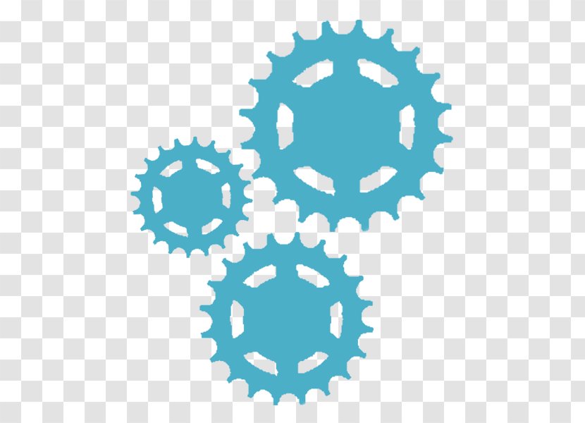 Sprocket Vector Graphics Fixed-gear Bicycle Royalty-free - Blue Transparent PNG
