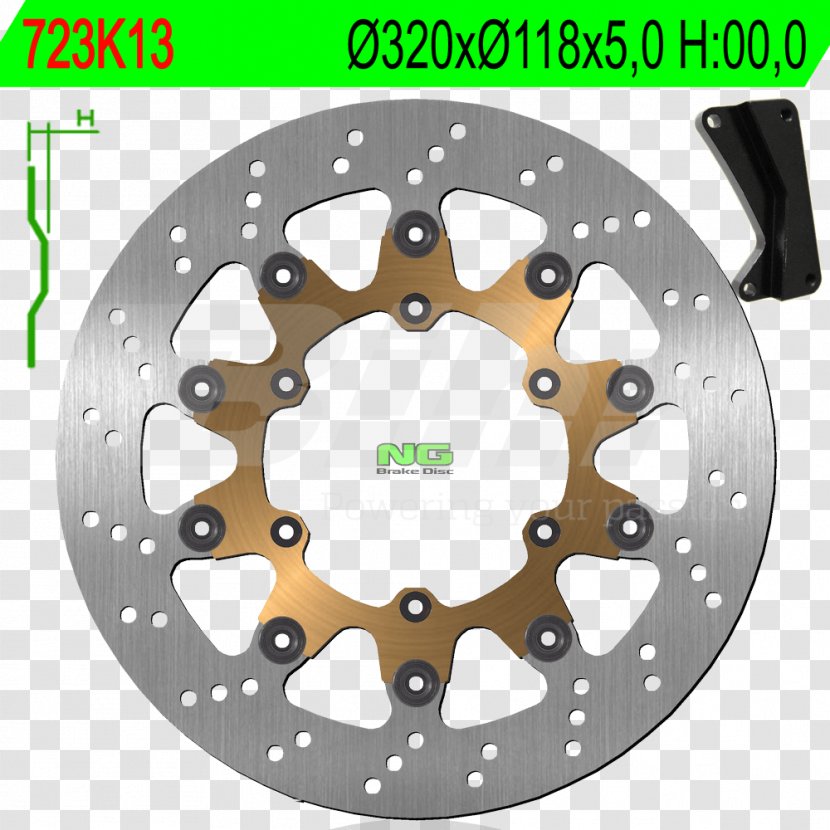 Disc Brake Motorcycle Honda CB650 Suzuki DR-Z400 - Automotive Part - Disco De Freno Transparent PNG