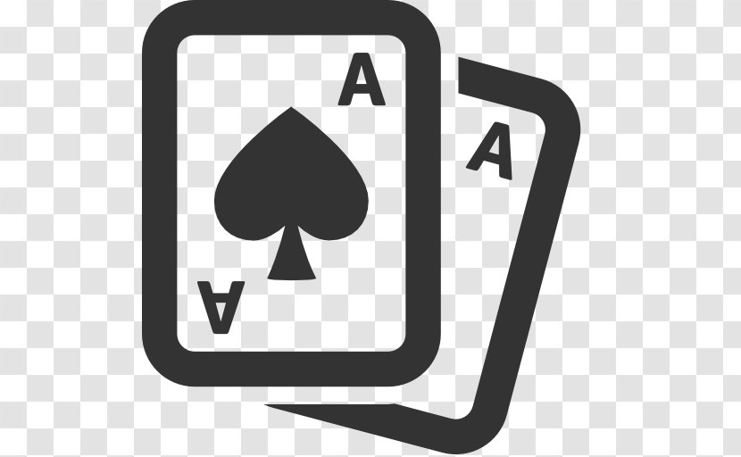 Playing Card Game Ace - Silhouette Transparent PNG