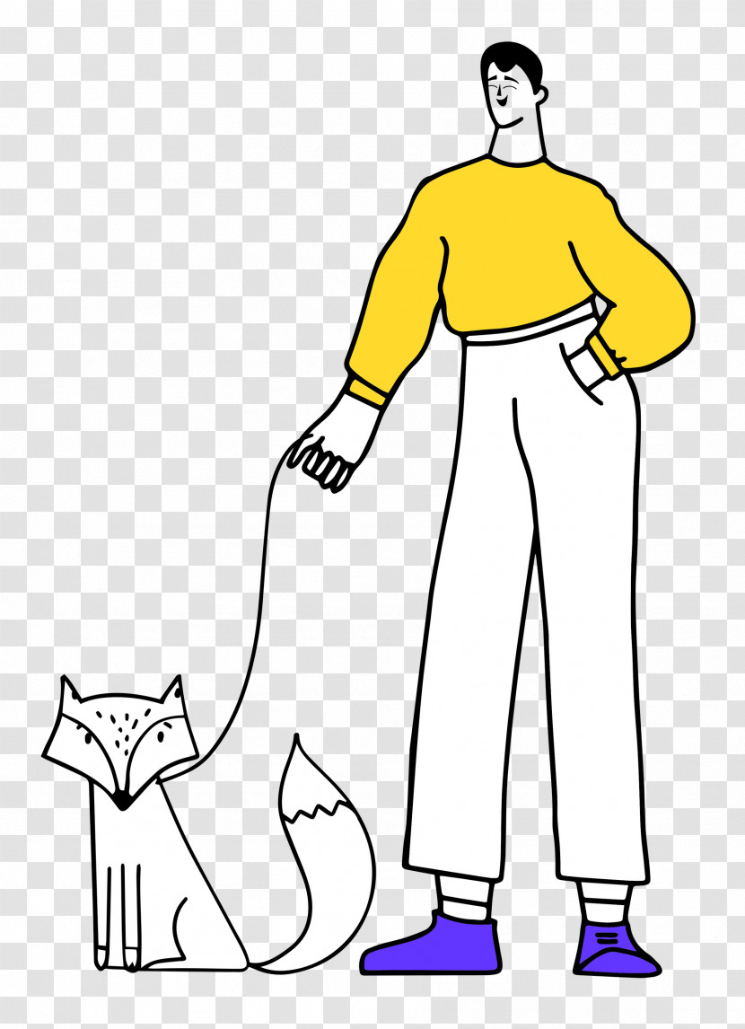 Walking The Fox Transparent PNG