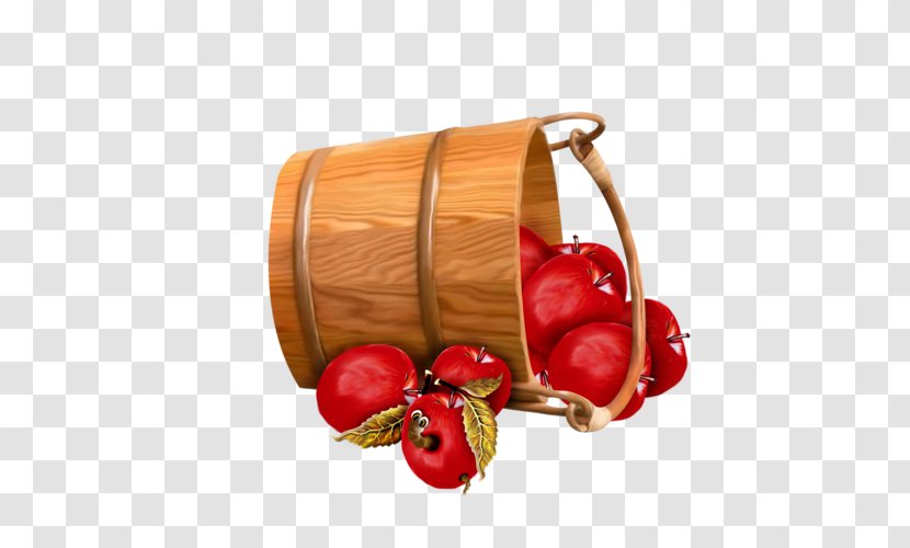 Apple Bucket Clip Art - Of Red Transparent PNG
