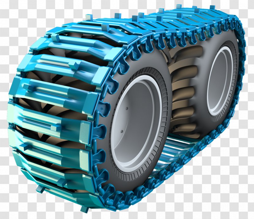 Olofsfors Continuous Track Harvester Гусенична стрічка Wheel - Natural Rubber - Tire Transparent PNG