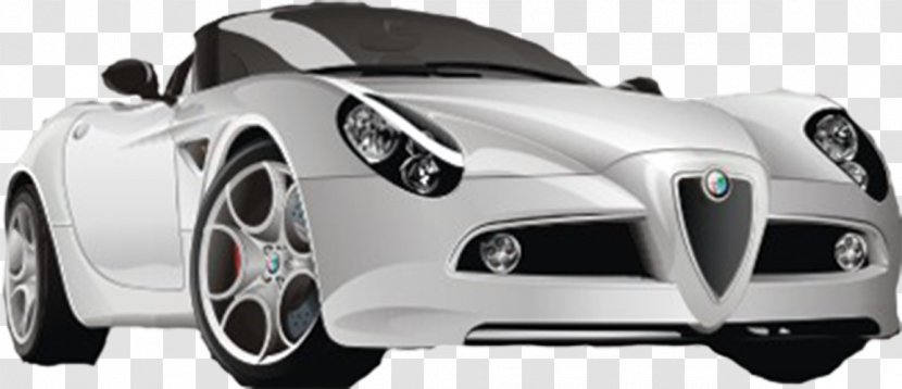 Sports Car Alfa Romeo Light - Automotive Lighting - Advanced Transparent PNG