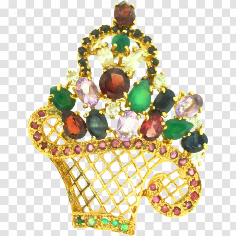Emerald Brooch Body Jewellery - Fashion Accessory Transparent PNG