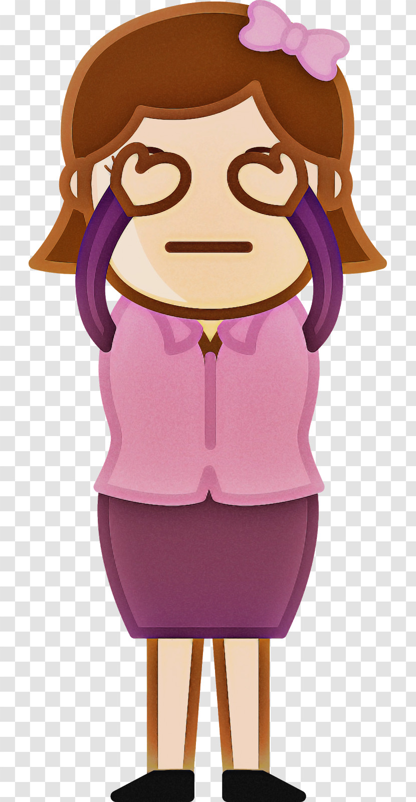 Cartoon Purple Violet Animation Transparent PNG