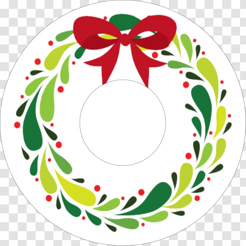Clip Art Christmas Day Address Labels Free Content - Green - In July Flower Note Cards Transparent PNG
