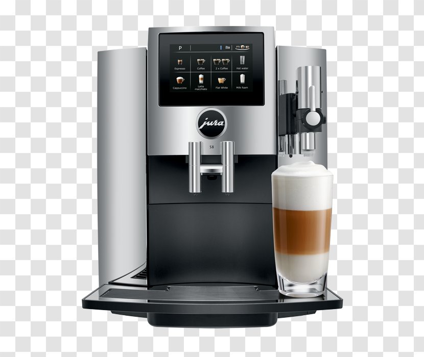 Jura S8 Bean-to-Cup Coffee Machine Espresso Cappuccino Elektroapparate - Drip Maker Transparent PNG