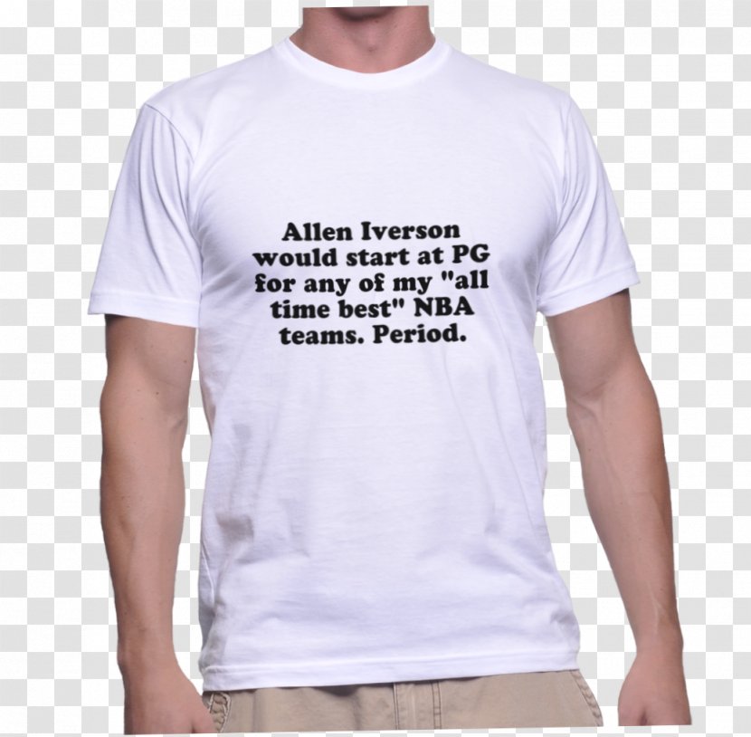 T-shirt Clothing Sleeve Top - Allen Iverson Transparent PNG