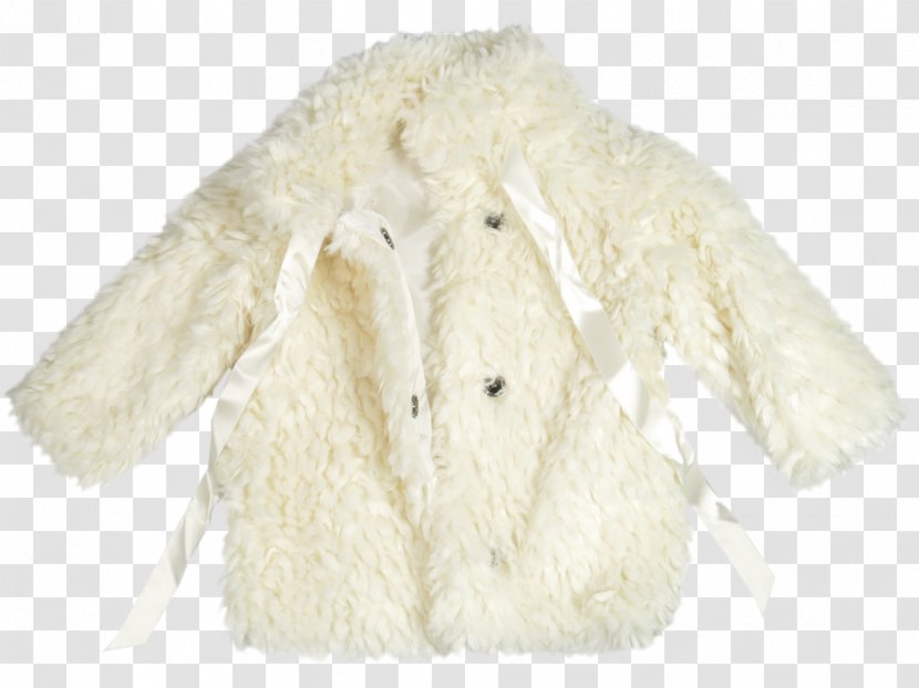 Fur Clothing Wool Outerwear Beige - Sleeve - Fox Vest Transparent PNG