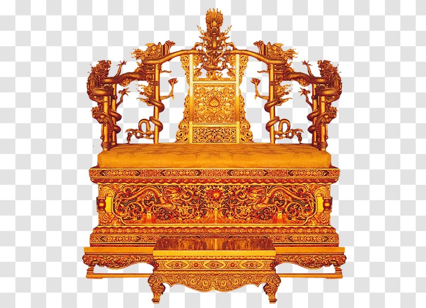 Forbidden City Emperor Of China Throne Chair - Muharram 2017 Transparent PNG