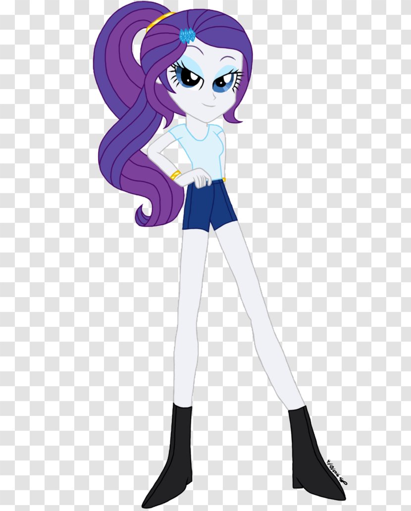 Rarity My Little Pony: Equestria Girls - Silhouette - Base Transparent PNG