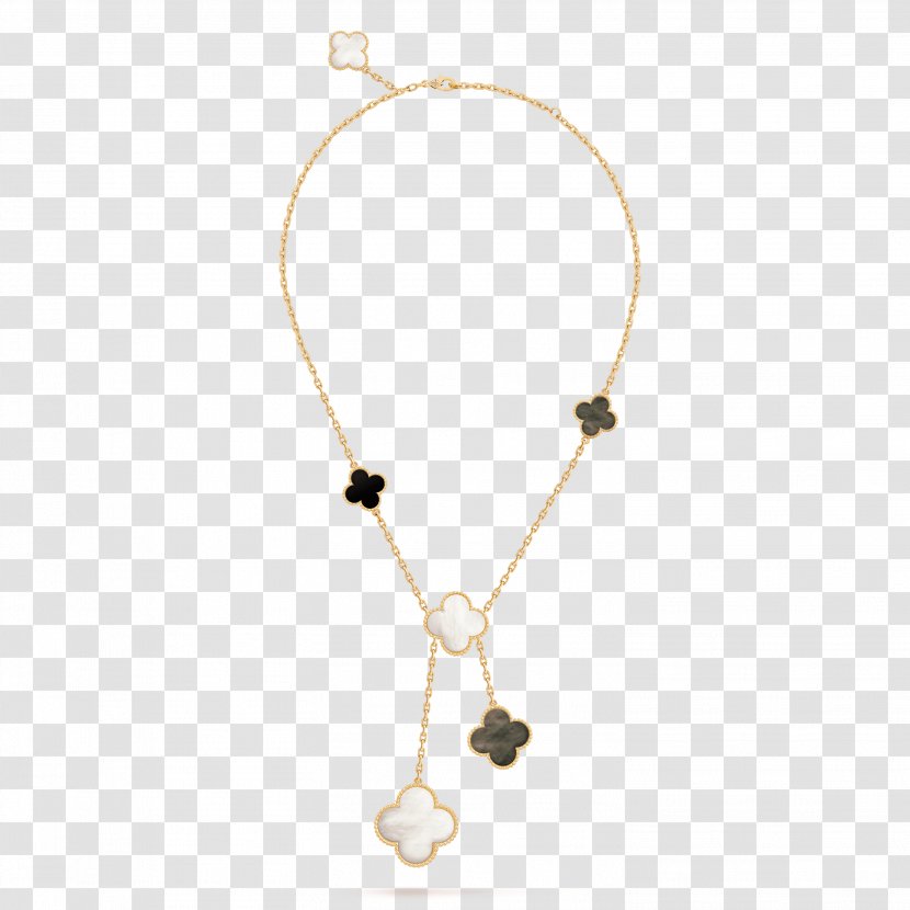 Necklace Van Cleef & Arpels Jewellery Alhambra Charms Pendants - Body Jewelry Transparent PNG