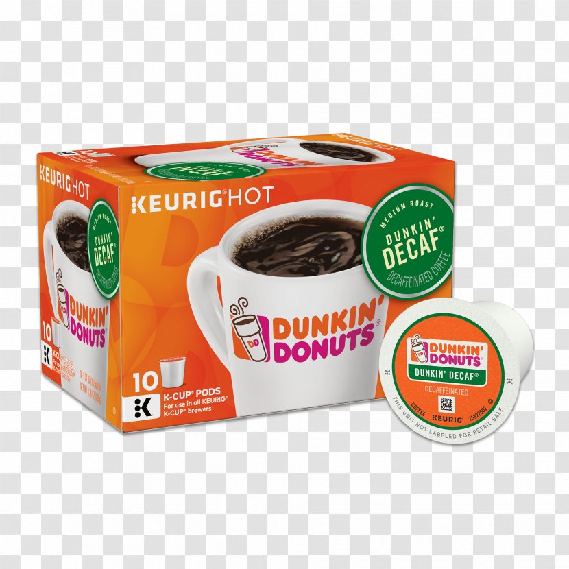 Coffee Dunkin' Donuts Decaffeination Keurig Transparent PNG