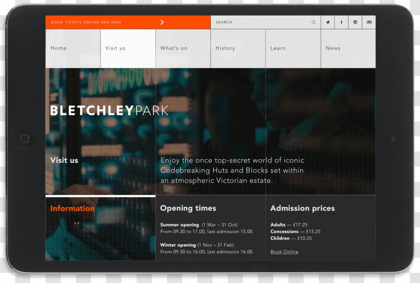 User Interface Design Bletchley Park Web - Idea - Brand Transparent PNG