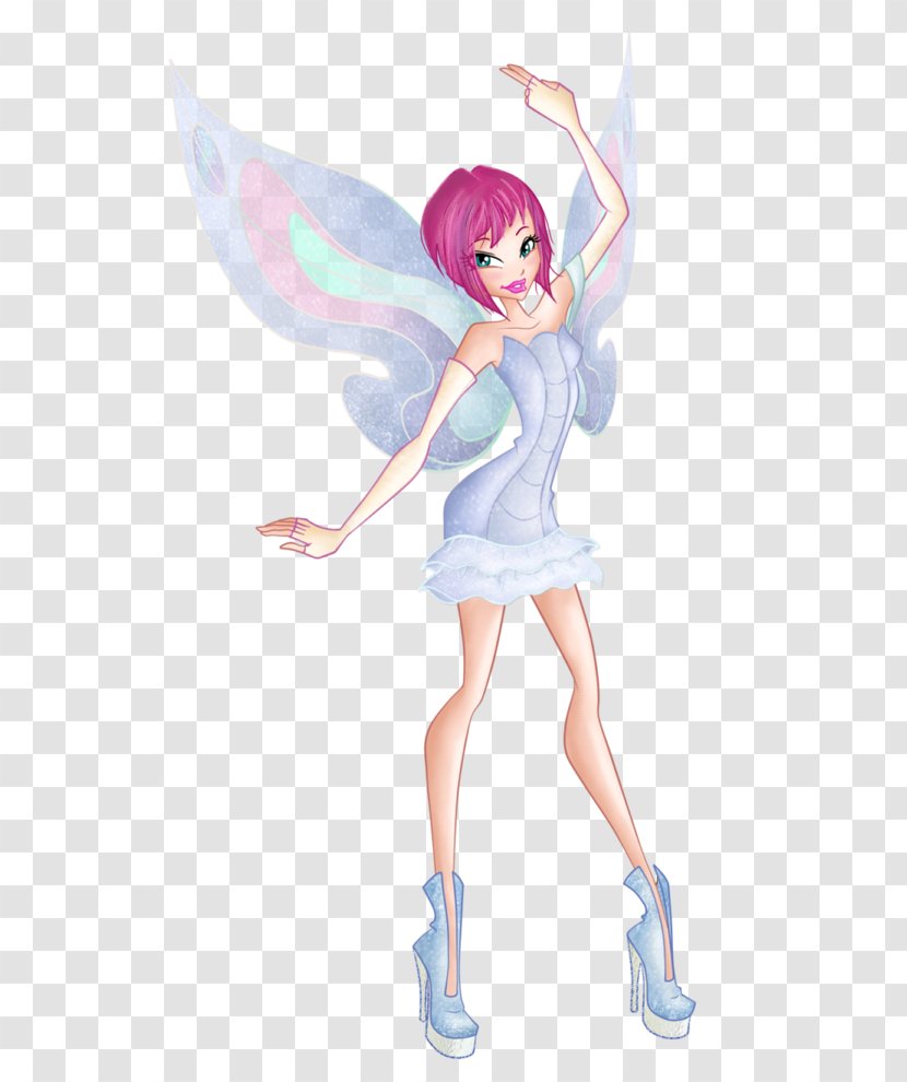 Tecna Bloom Musa Flora Fairy - Watercolor Transparent PNG