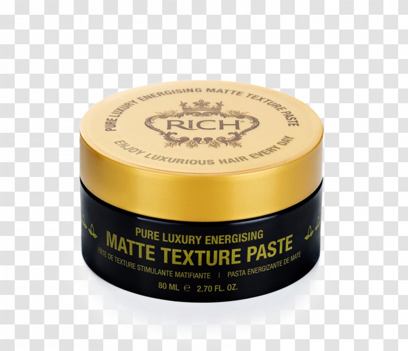Rich Pure Luxury Man Energising Matte Texture Paste 80ml - Cream Transparent PNG