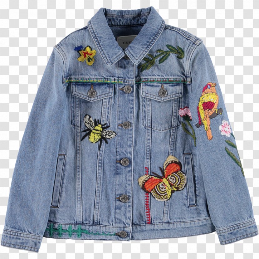 Jean Jacket Denim Tracksuit Jeans - Leather - Embroidered Children's Stools Transparent PNG