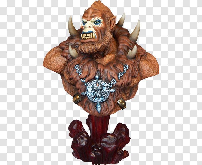 Beast Man Skeletor Bust Teela He-Man - Character - Beastman He Transparent PNG