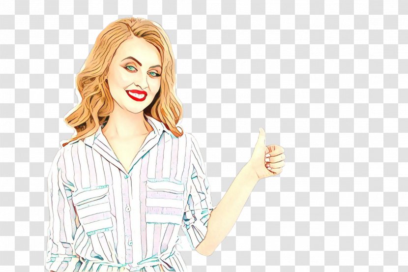 Blouse Thumb Brown Hair Blond - Beautym - Clothing Transparent PNG