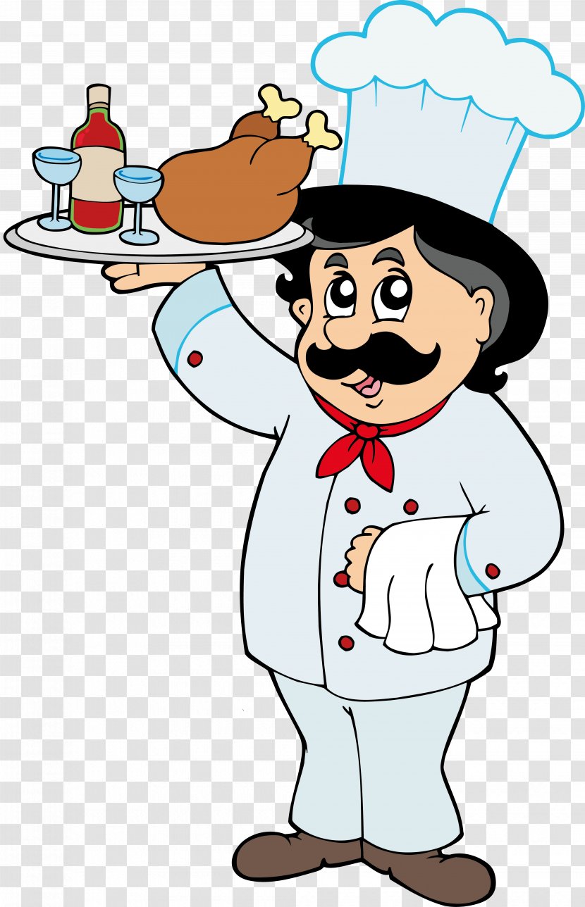 Chef Cartoon Royalty-free Stock Photography - Happiness - Bartender Transparent PNG
