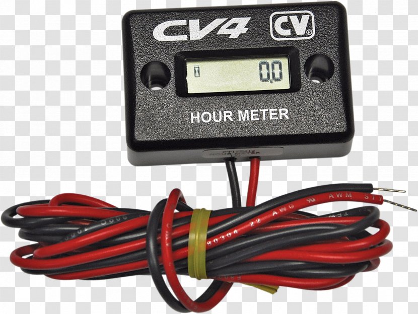 Cv4 Hour Meter CV4-5000 Engine Electric Battery - Power Supply - Hercules Gas Engines Transparent PNG