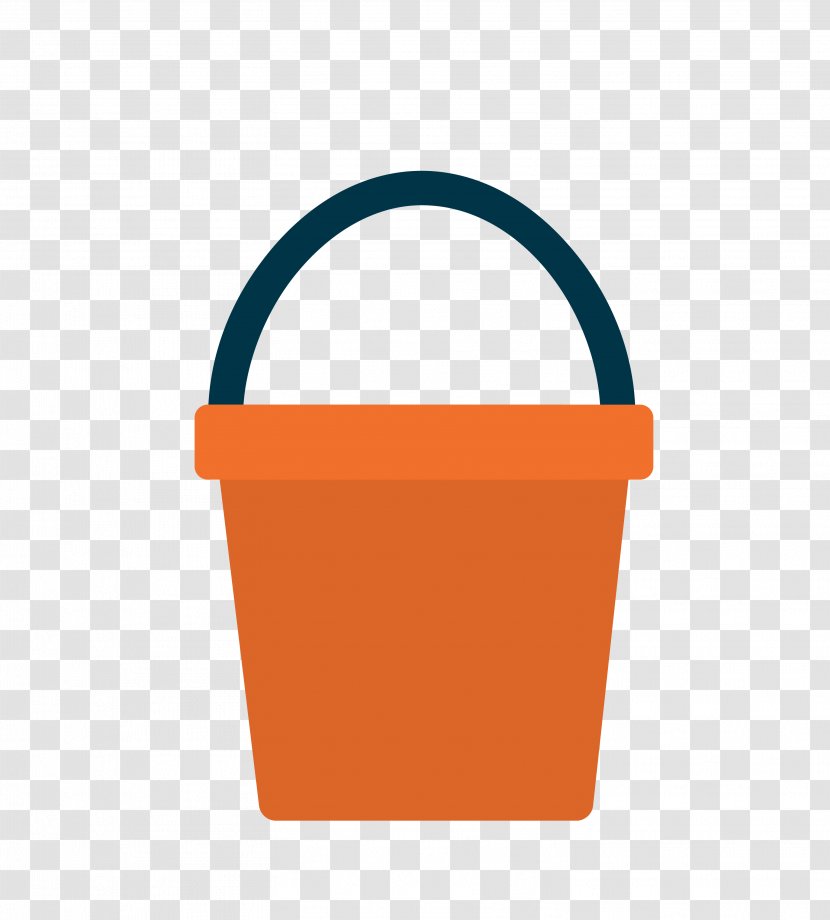 Bucket Icon - Barrel - Vector Red Toilet Buckets Transparent PNG