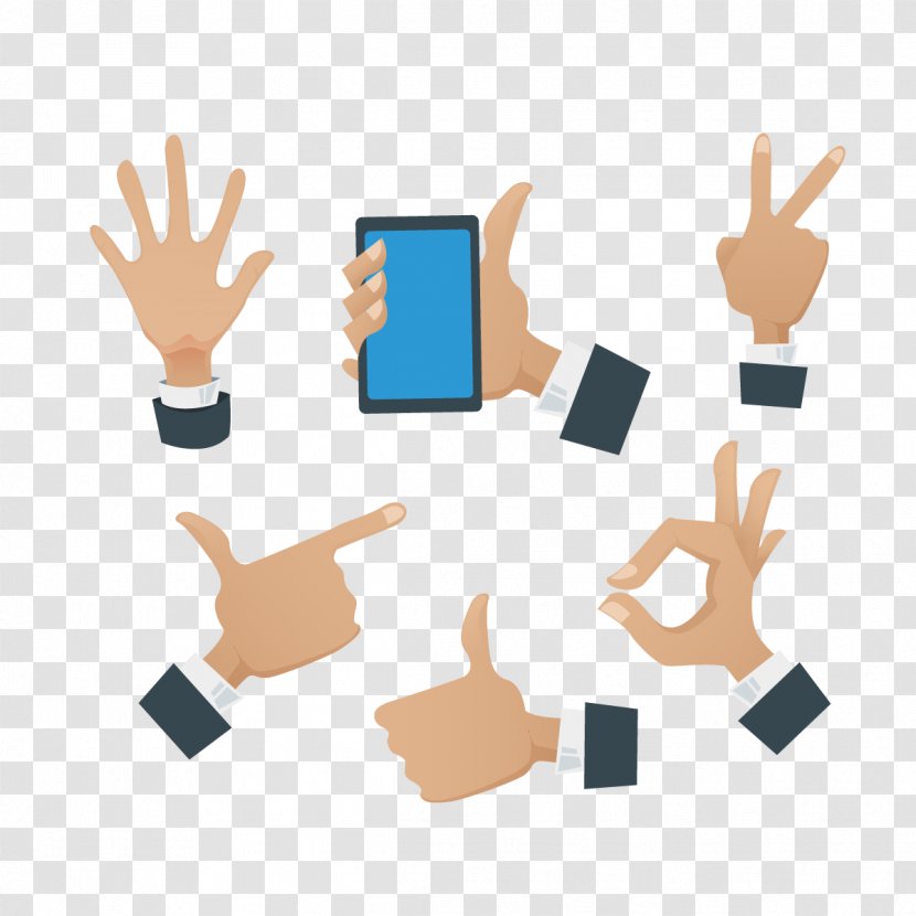 Designer Computer File - Ok - Vector Business Gesture Transparent PNG