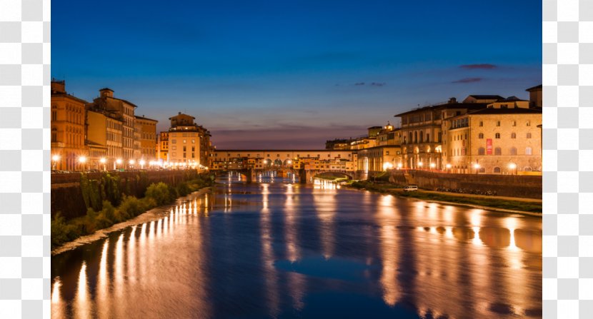Florence Desktop Wallpaper Building - Night - Ponte Vecchio Transparent PNG