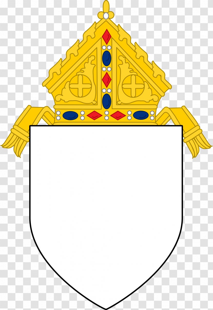 Roman Catholic Diocese Of Columbus Coat Arms St. Bernard's School Theology And Ministry Youngstown - Catholicism - Yellow Transparent PNG