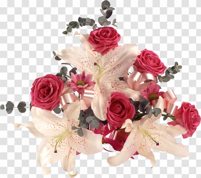 Garden Roses - Pink - Floristry Plant Transparent PNG