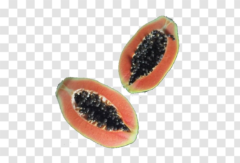 Papaya Fruit Auglis - Silhouette - Deductible Element Transparent PNG