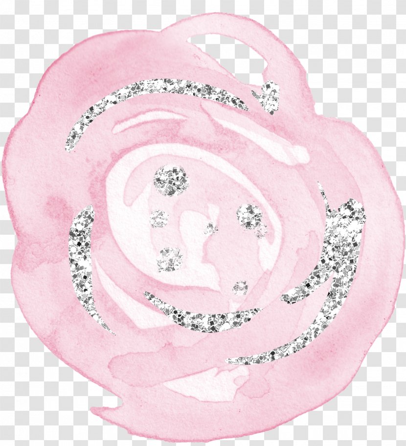 Pink Circle - Plate Transparent PNG