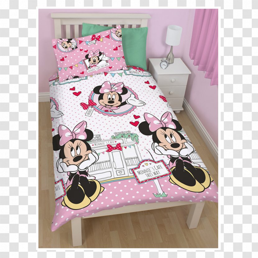 Minnie Mouse Mickey Bed Duvet Covers Parure De Lit - Baby Products Transparent PNG