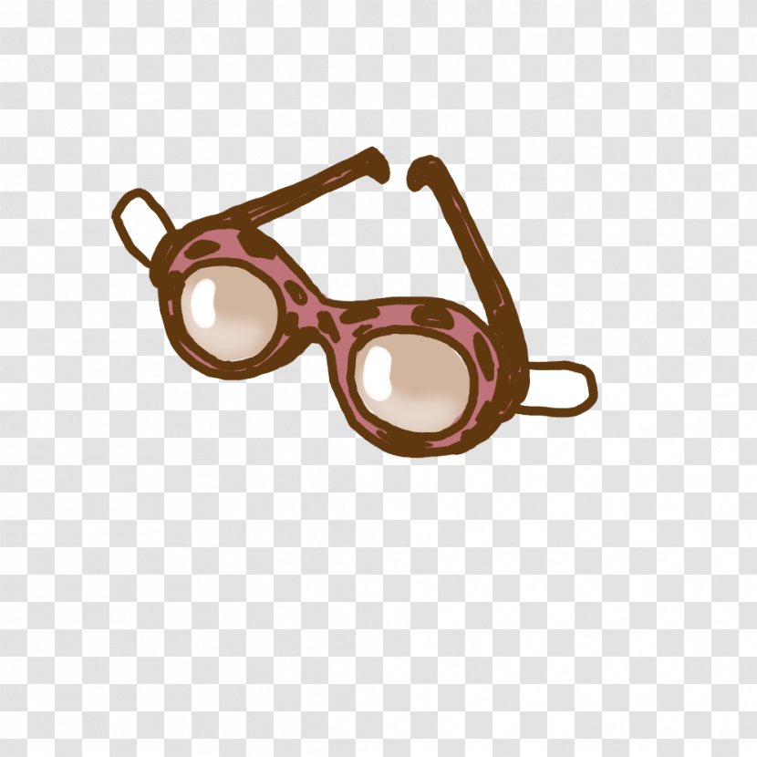 Glasses Goggles Swimming Cartoon - Hand-painted Transparent PNG