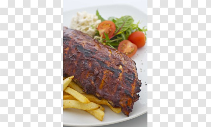 Sirloin Steak Full Breakfast Roast Beef French Fries Food - Rib Eye - Bobby Transparent PNG