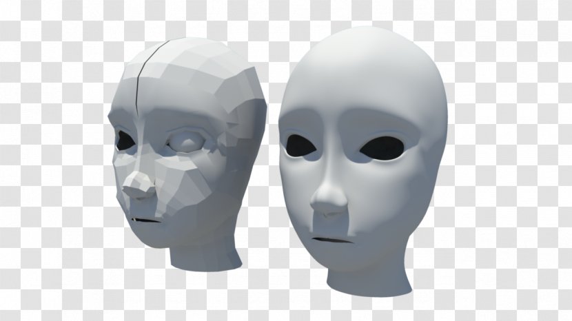 Face Headgear Mask - 3D Villain Transparent PNG