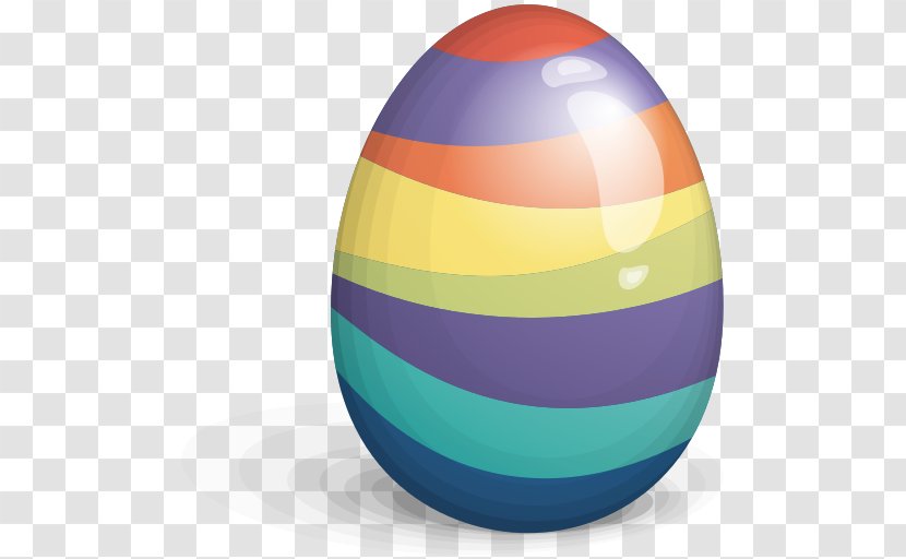 Easter Bunny Egg Icon - Beautiful Eggs Transparent PNG