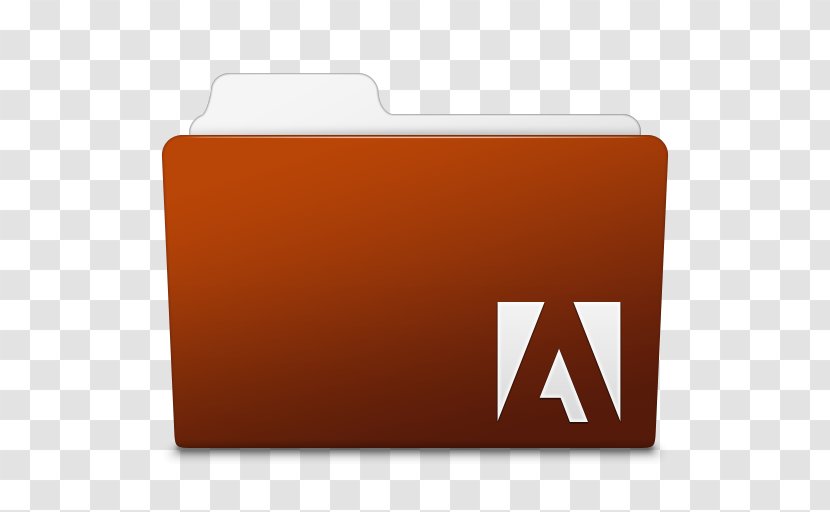 Orange Rectangle Font - Adobe Soundbooth - Bridge Folder Transparent PNG