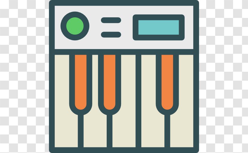 Piano Musical Keyboard Icon - Heart Transparent PNG