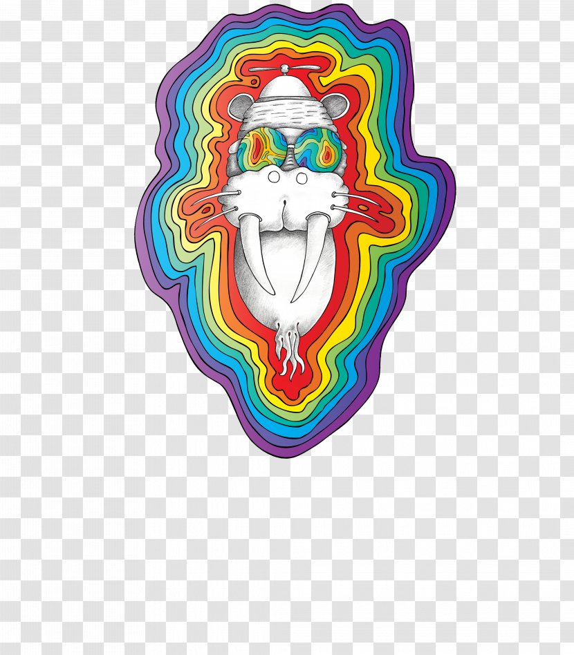 Product Monkey Walrus Menagerie 1960s - Hippie Transparent PNG