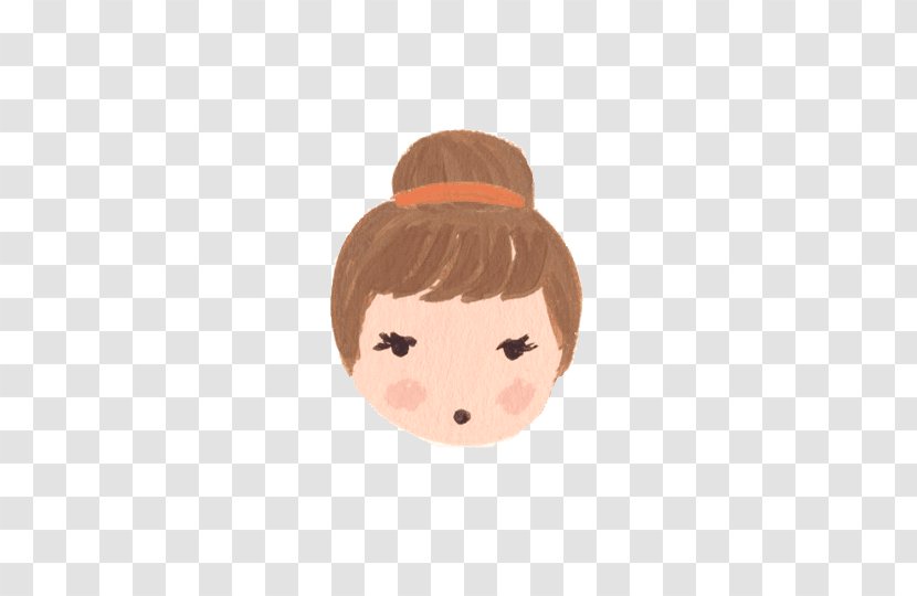 Cheek Forehead Animated Cartoon - Face - Rifle-paper-co Transparent PNG
