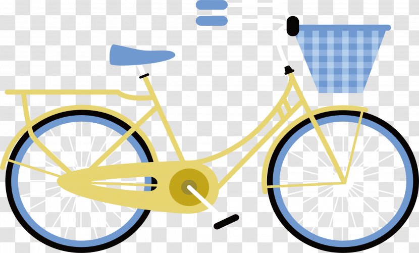 Bicycle Computer File - Road - Yellow Bike Transparent PNG