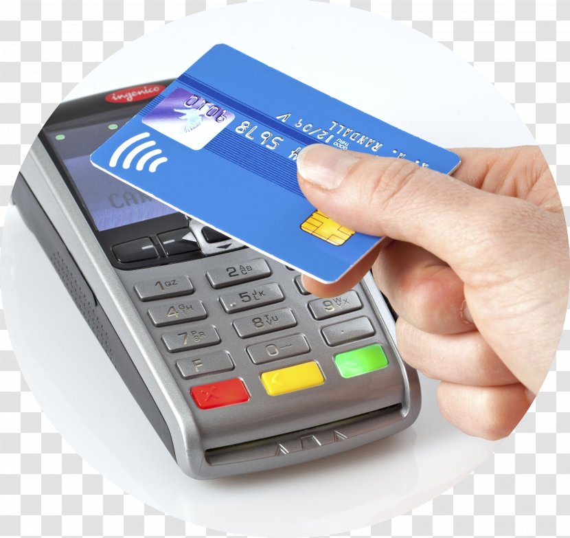 Payment Terminal Contactless Debit Card Credit - Visa Transparent PNG